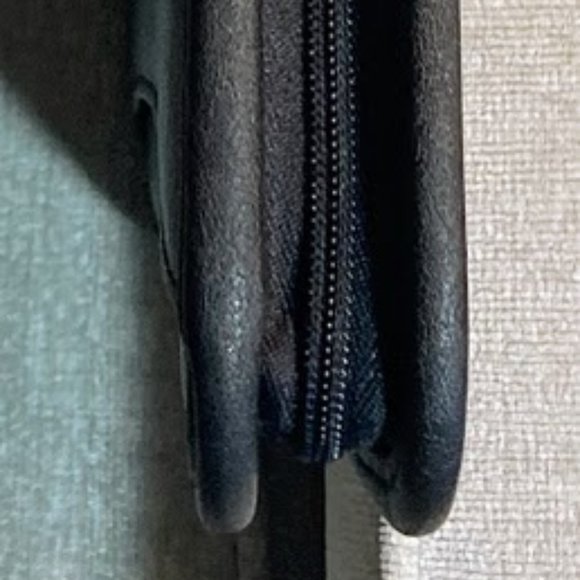 AIG Leeds Black Faux Leather Zip Around Organizer Portfolio Finance NEW - Picture 7 of 7